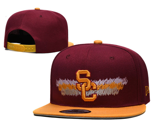 USC Trojans Stitched Snapback Hats 003